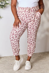 Heimish Women's Full Size Printed Drawstring Pants - Trendy & Comfortable Fashion
